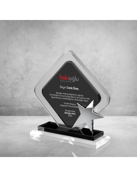 PB902 Kristal Plaket