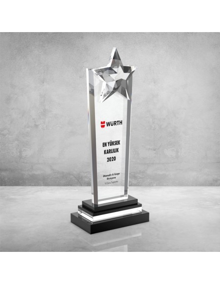 PB947 Kristal Plaket