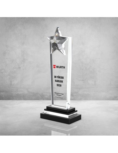 PB947 Kristal Plaket