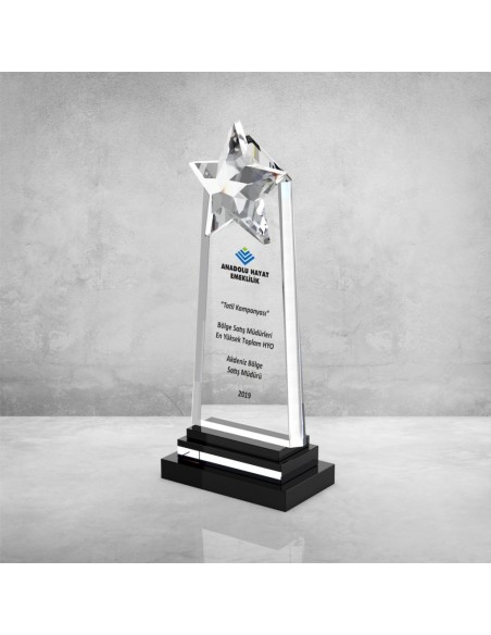 PB948 Kristal Plaket