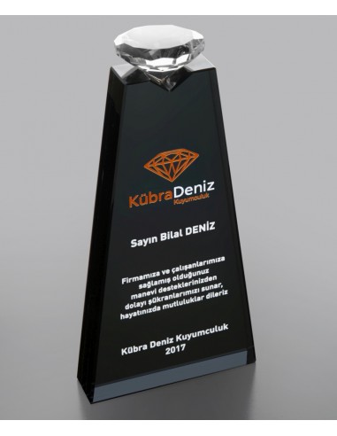 PB967 Kristal Plaket