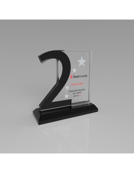 PB971 Kristal Plaket