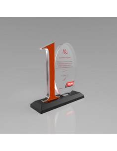 PB973 Kristal Plaket 2