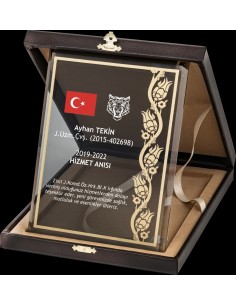 PB2010 Altın Yaldız Kristal Plaket 2