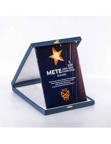 PB1208 18X24 Kristal Plaket