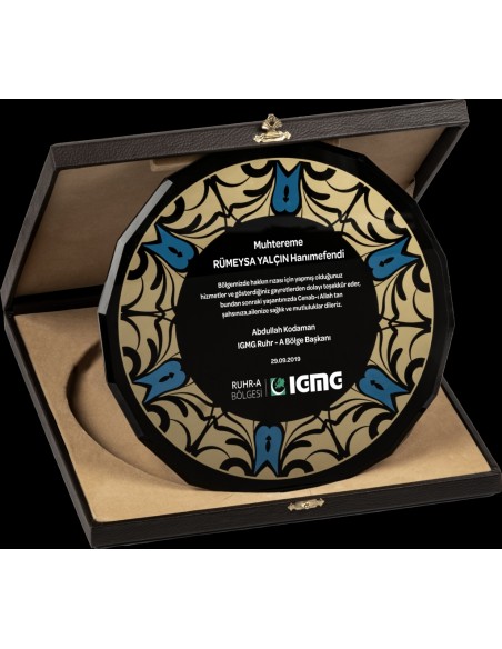 PB1508 Tabak Kristal Plaket