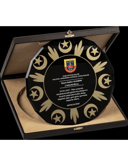 PB1510 Tabak Kristal Plaket