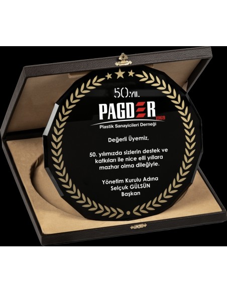 PB1512 Tabak Kristal Plaket