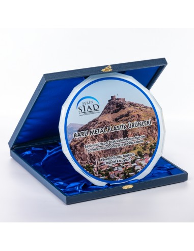 PB1607 Tabak Kristal Plaket