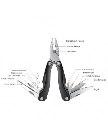 68300 9 Fonksiyonlu Çakı