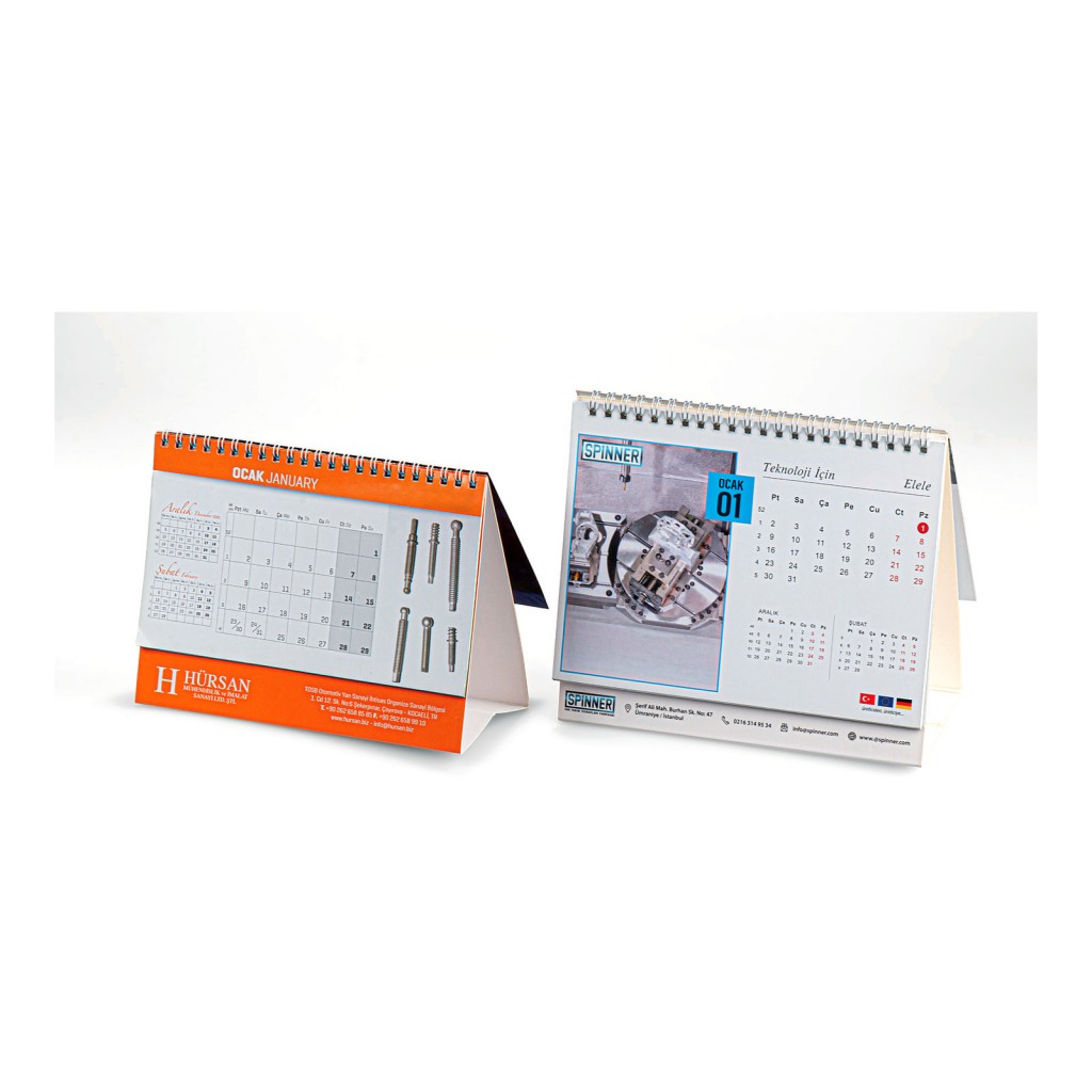 AMT-06 Karton Taşıyıcı Masa Takvimi