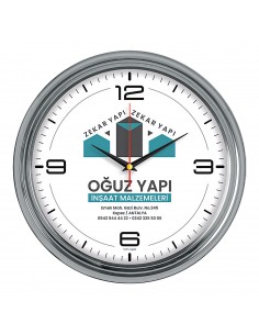 V30-960-B Paslanmaz Metal Duvar Saati V30-960 2