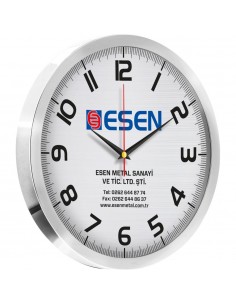 V30-940 Paslanmaz Metal Duvar Saati