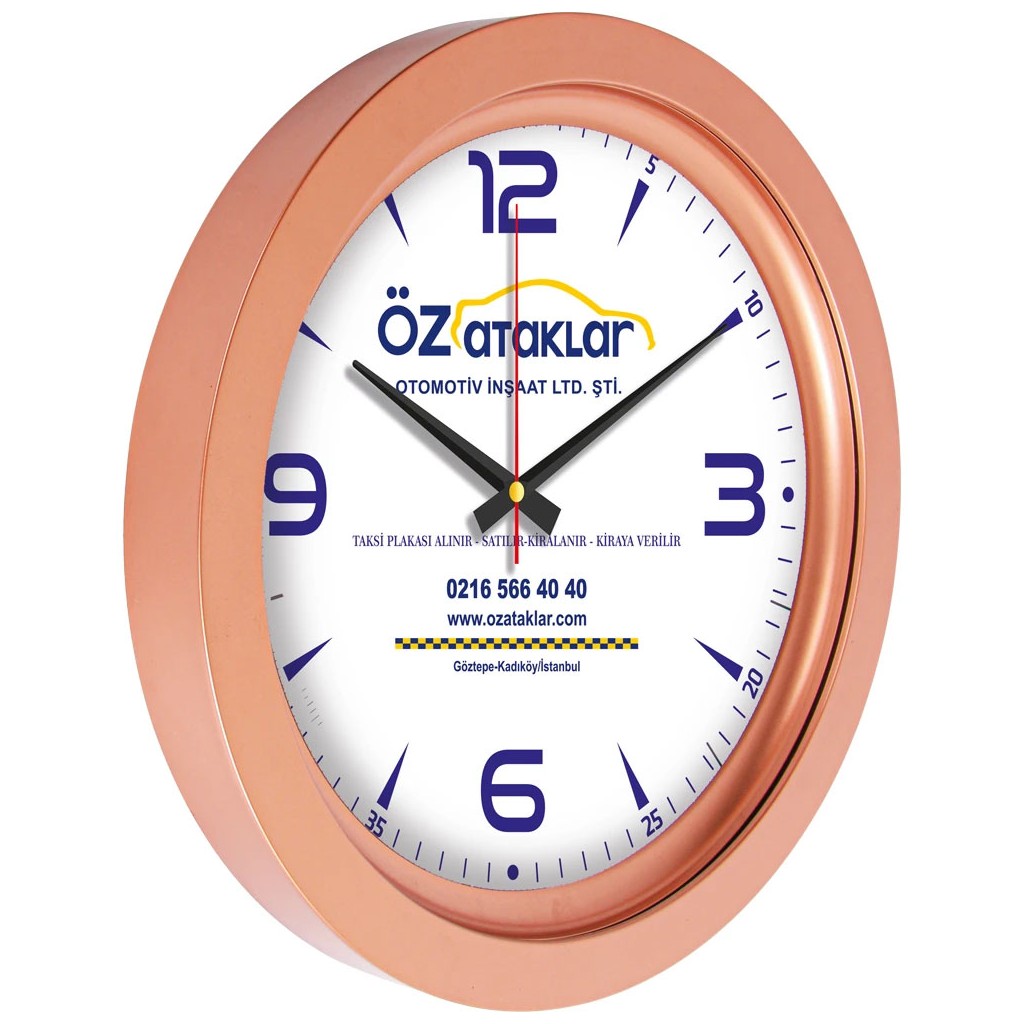 V30-741 Metalize Duvar Saati