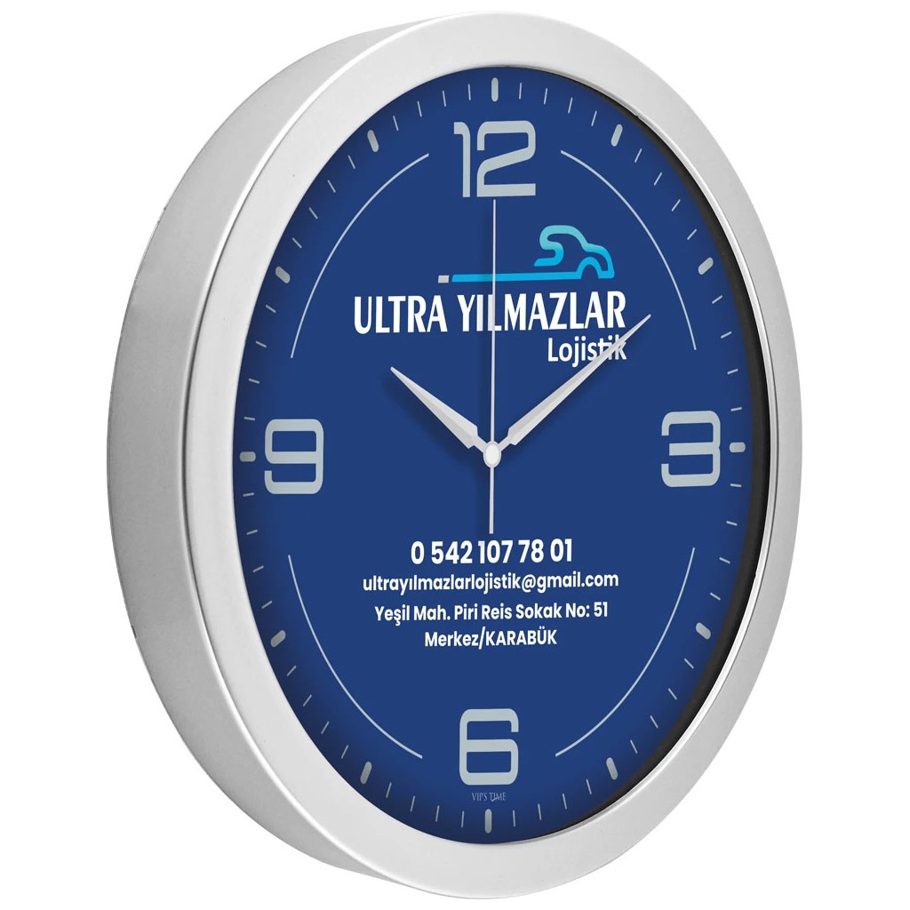 V30-575 Metalize Duvar Saati