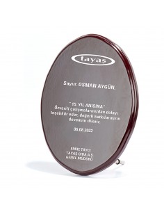 BK-77 Ahşap Plaket Dikey ve yatay