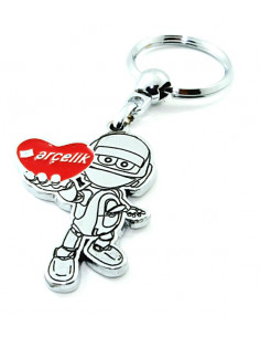 Promosyon Özel Tasarım Mineli Krom Anahtarlık 2