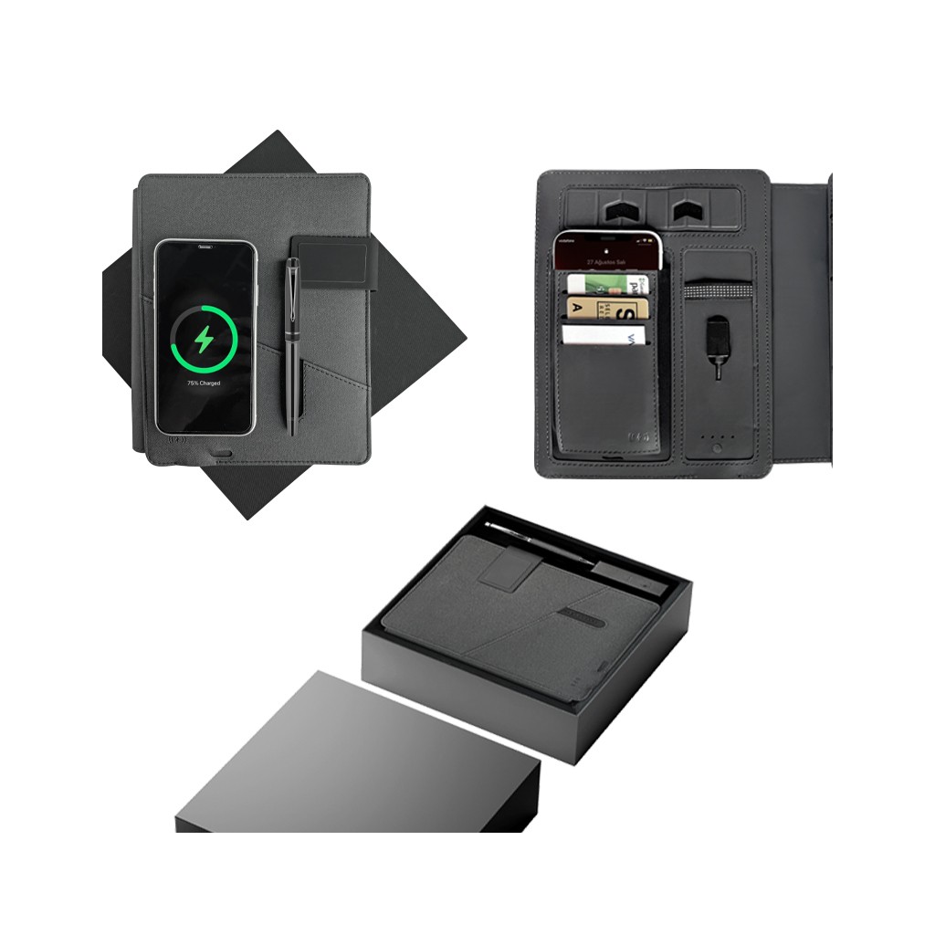 1071 PREMIUM Termo Deri Organizer Powerbank