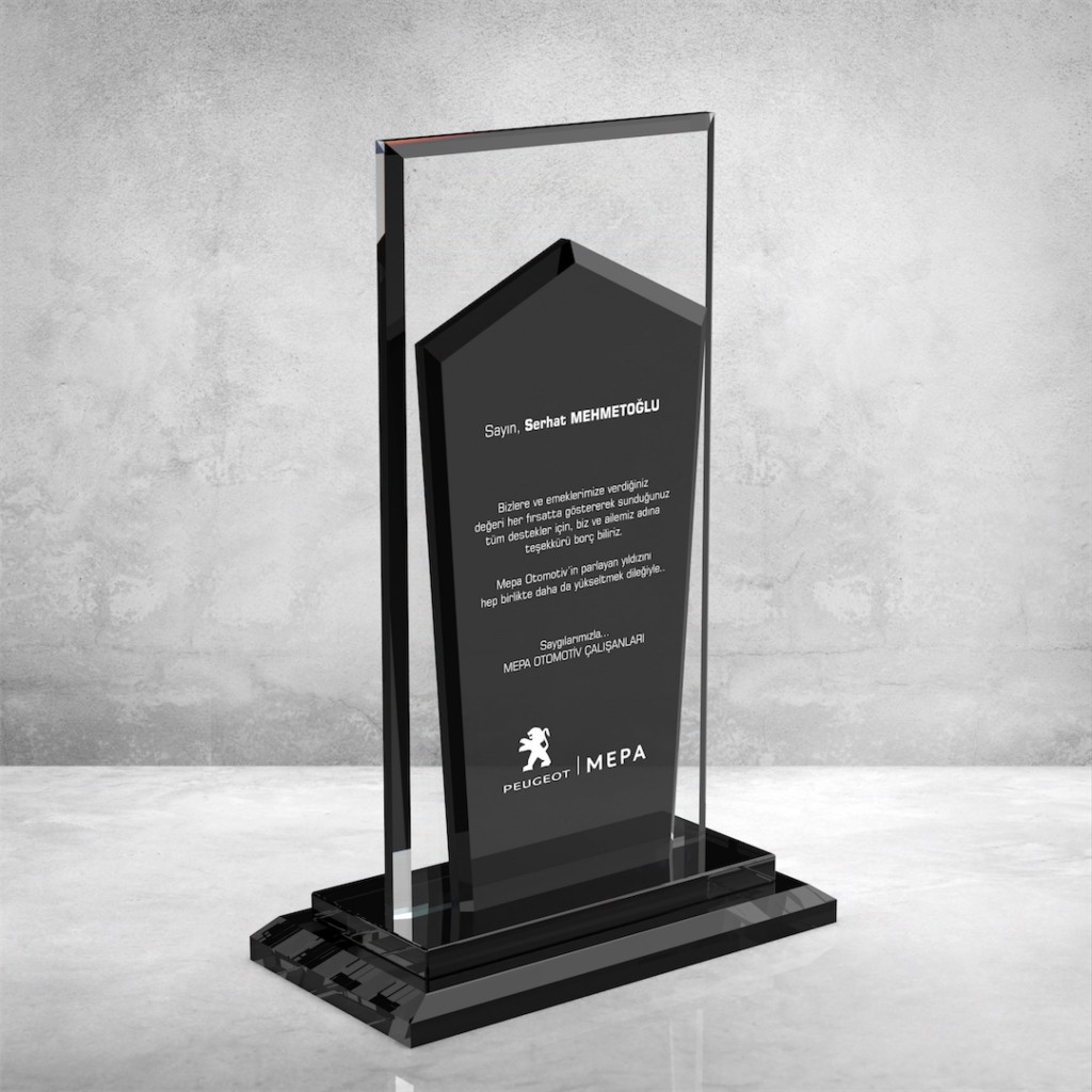 PB606 Kristal Plaket