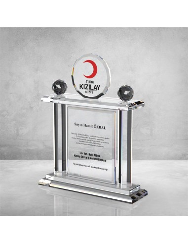 PB652 Kristal Plaket