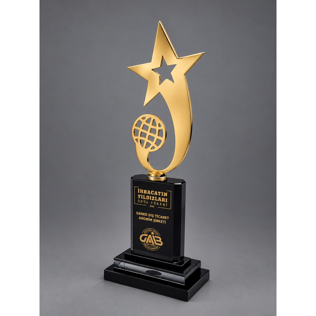 PB945 Kristal Plaket