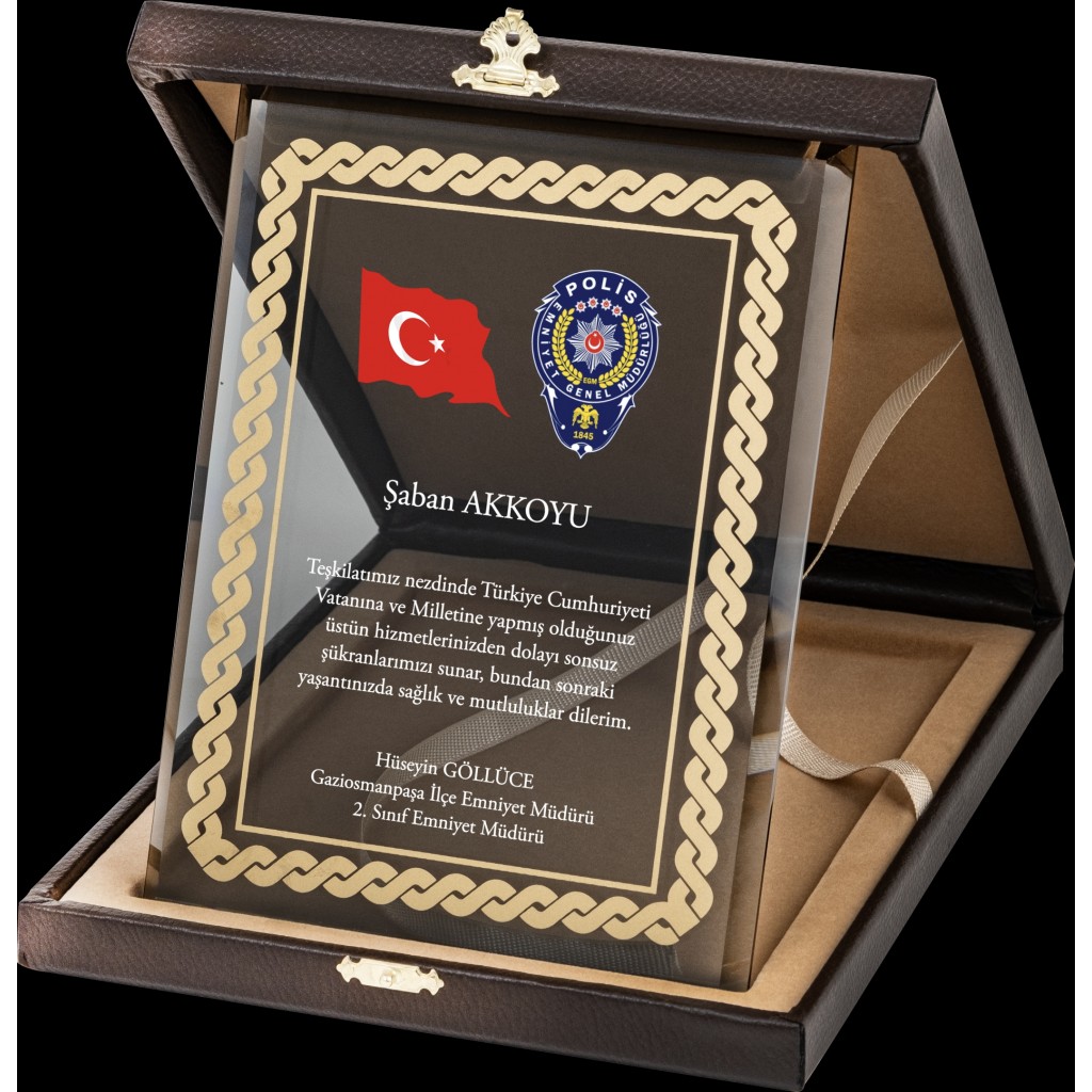 PB2009 15X20 Kristal Plaket
