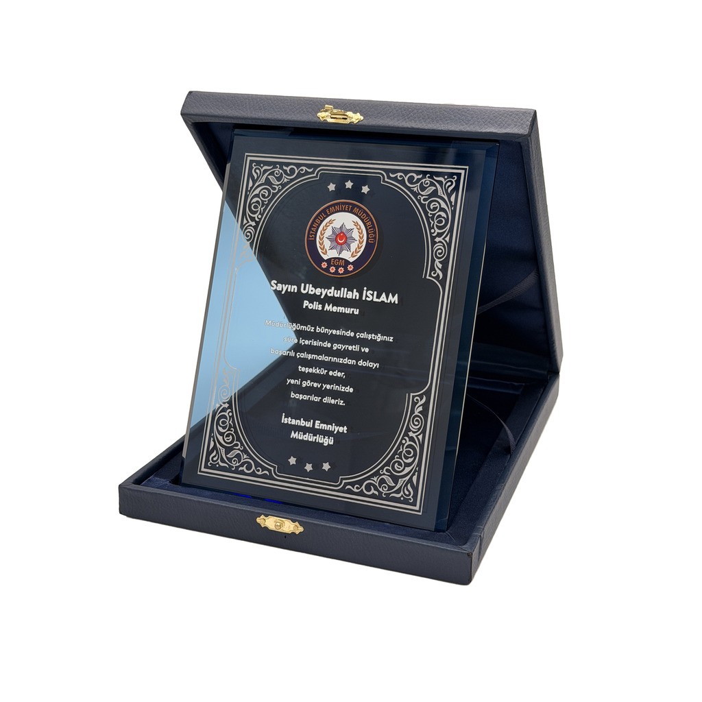 PB2019 15X20 Kristal Plaket