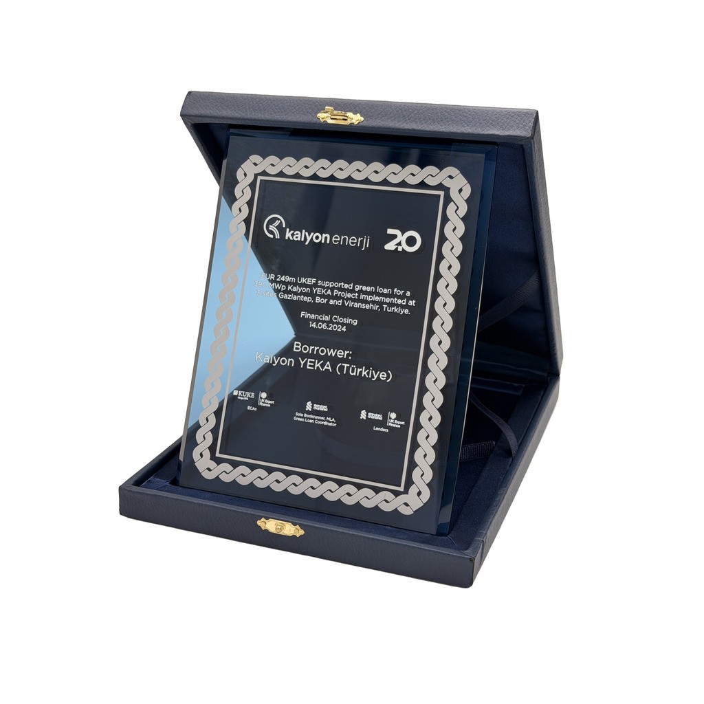 PB2021 15X20 Kristal Plaket