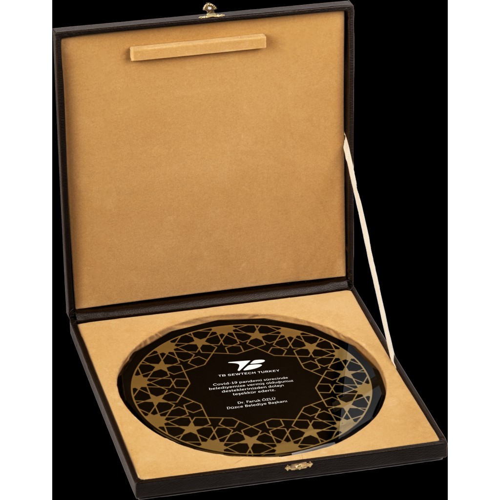 PB1507 Tabak Kristal Plaket
