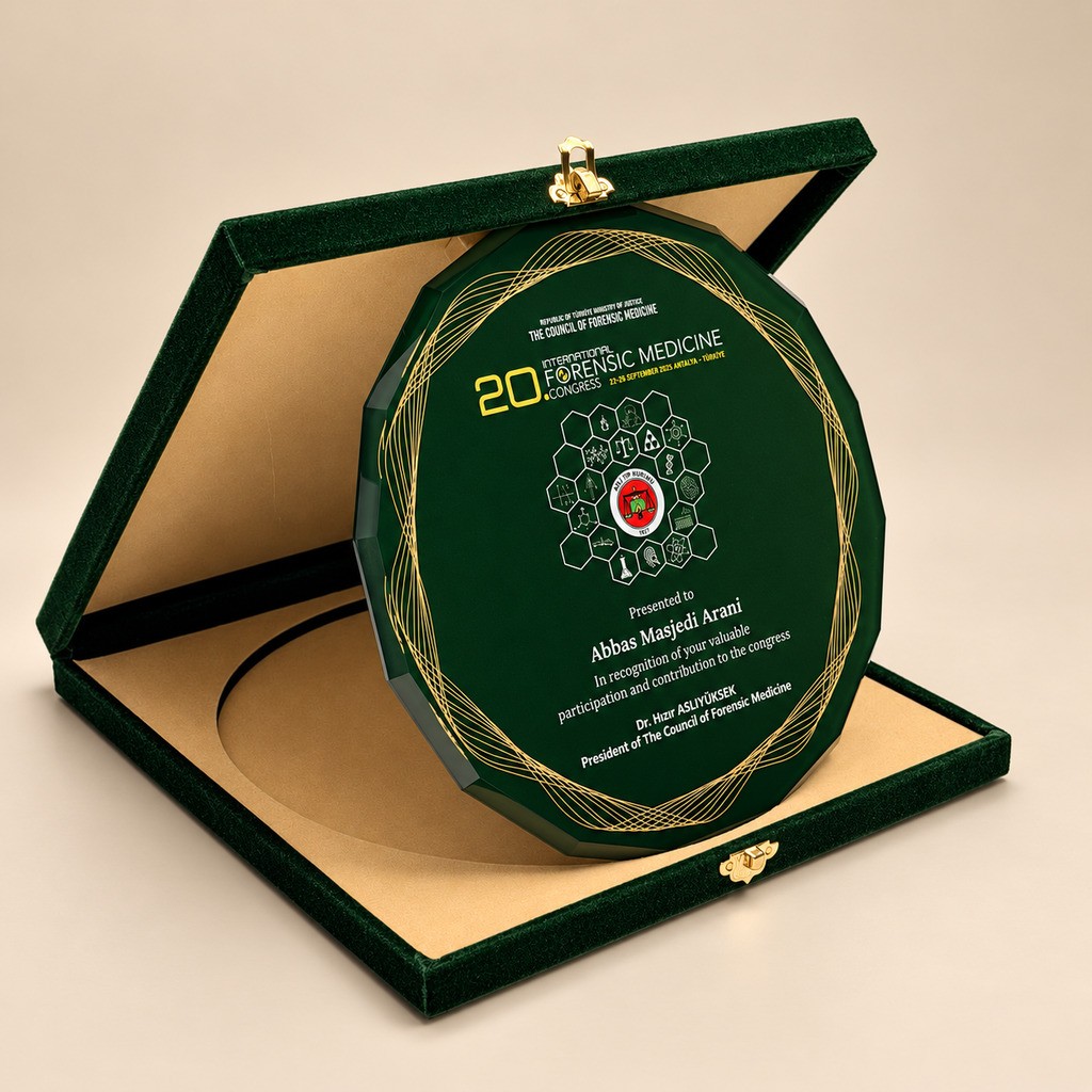 PB1517 Tabak Kristal Plaket