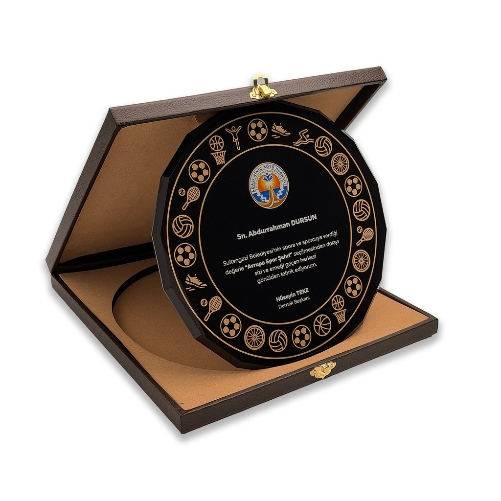 PB1519 Tabak Kristal Plaket