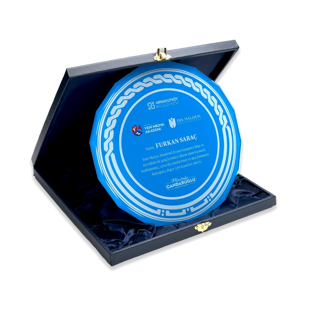 PB1524 Tabak Kristal Plaket