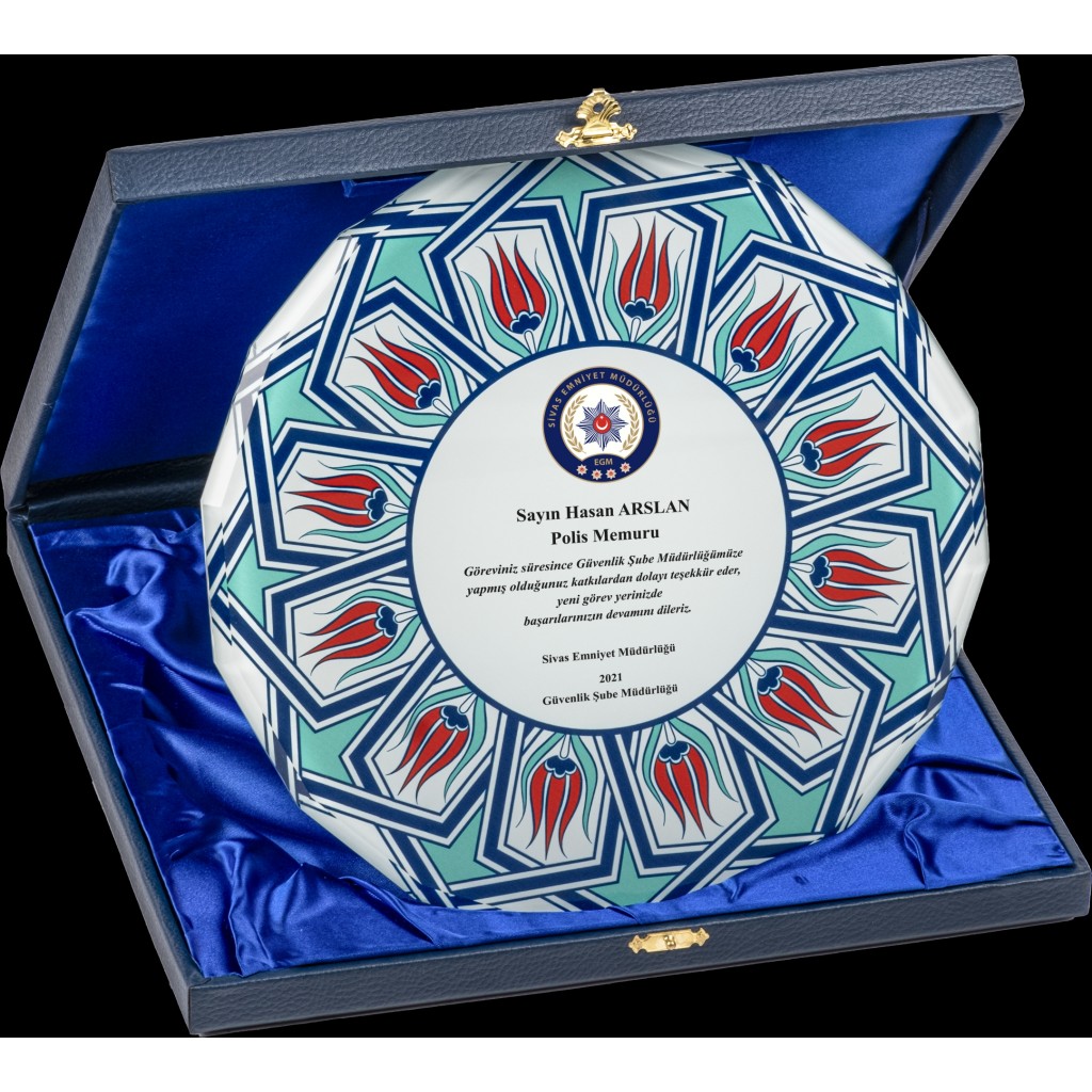 PB1601 Tabak Kristal Plaket