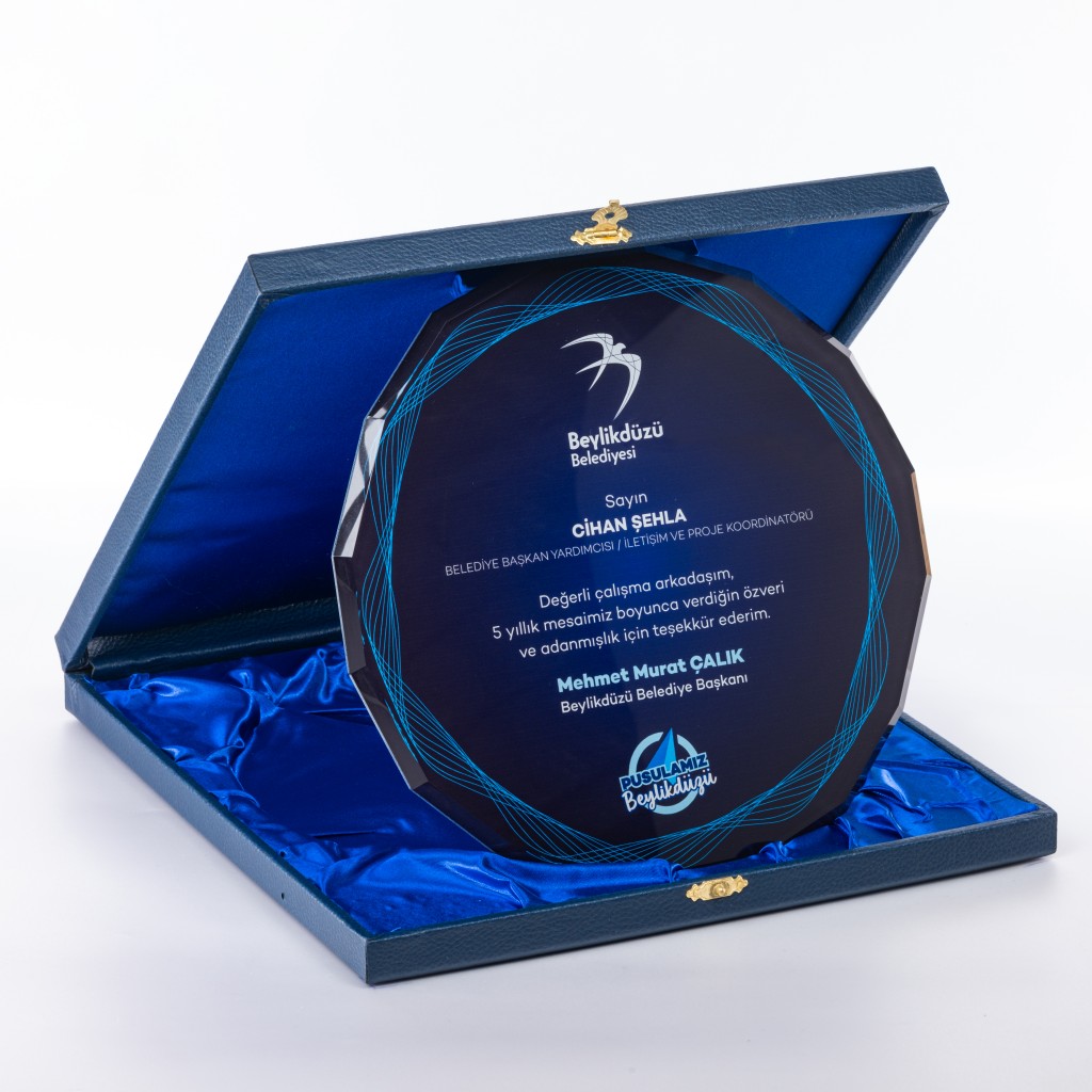 PB1610 Tabak Kristal Plaket