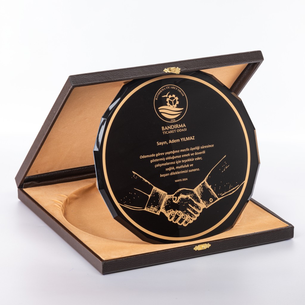 PB1613 Tabak Kristal Plaket