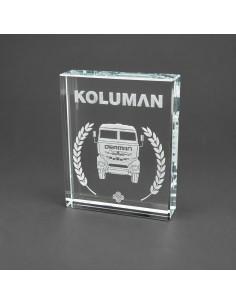 2D Lazer Patlatma Plaket 108 8x10