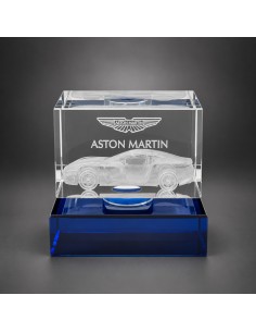 3D Lazer Patlatma Küp 5x5x8 Yatay Mavi Kaideli
