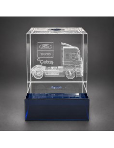 3D Lazer Patlatma Küp 8x8x8 Mavi Kaideli