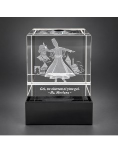 3D Lazer Patlatma Küp 8x8x8 Siyah Kaideli
