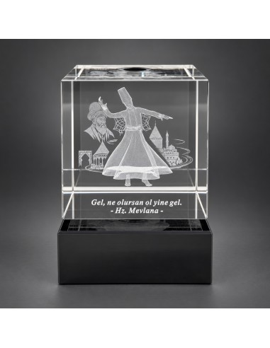 3D Lazer Patlatma Küp 8x8x8 Siyah Kaideli