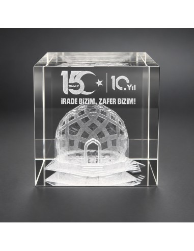 3D Lazer Patlatma Küp 8x8x8