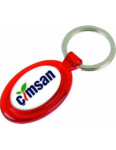 42300 ŞTUR ŞEFFAF ELİPS ANAHTARLIK – logo baskılı promosyon anahtarlık, görsel 5