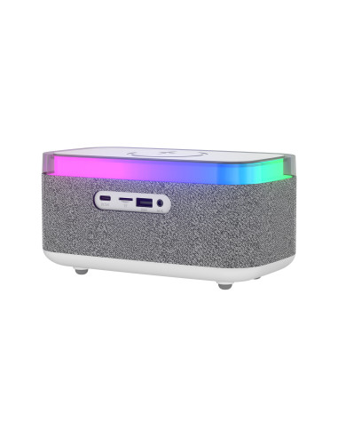 Mikado MD-W10 Gece Lambası Özellikli Alarmlı Saat Speaker – logo baskılı promosyon ürünü, görsel 2