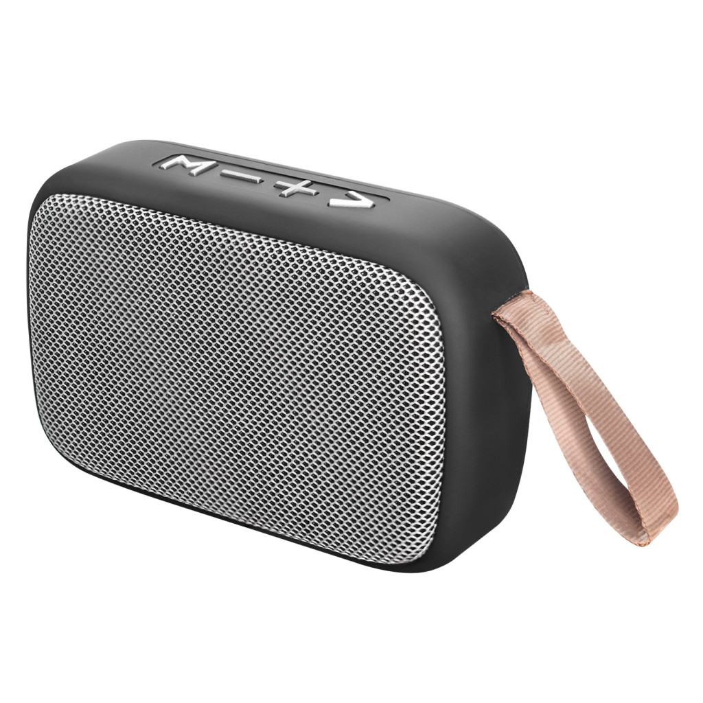 Asonic AS-02 Gümüş Bluetooth 3W TF/USB Destekli Hoparlör – logo baskılı promosyon ürünü