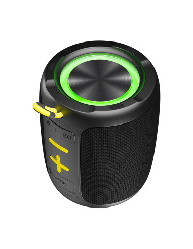 Mikado MD-60BT Spica Siyah 13W 1800mAh BT/TF/USB/ECO Led Işıklı Speaker – logo baskılı promosyon ürünü