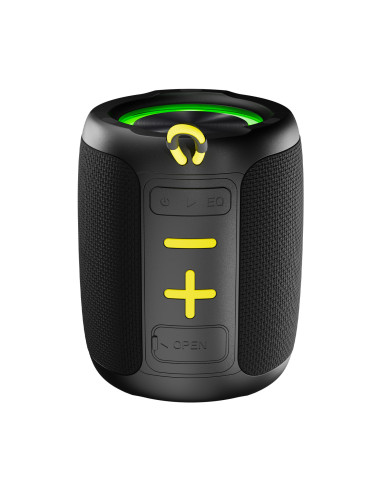 Mikado MD-60BT Spica Siyah 13W 1800mAh BT/TF/USB/ECO Led Işıklı Speaker – logo baskılı promosyon ürünü, görsel 4
