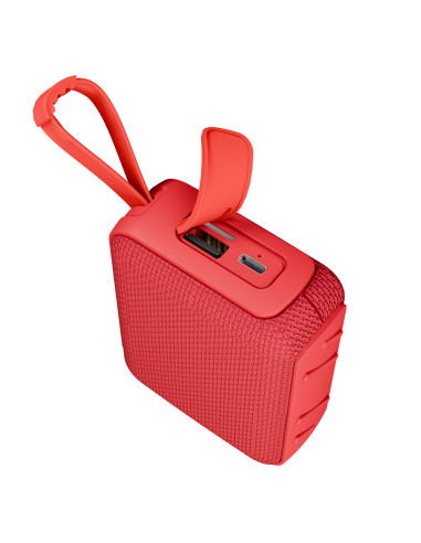 Asonic AS-03 Kırmızı USB-TF-TWS-Bluetooth Destekli 5W 1200mAh Type-C Speaker – logo baskılı promosyon ürünü, görsel 3