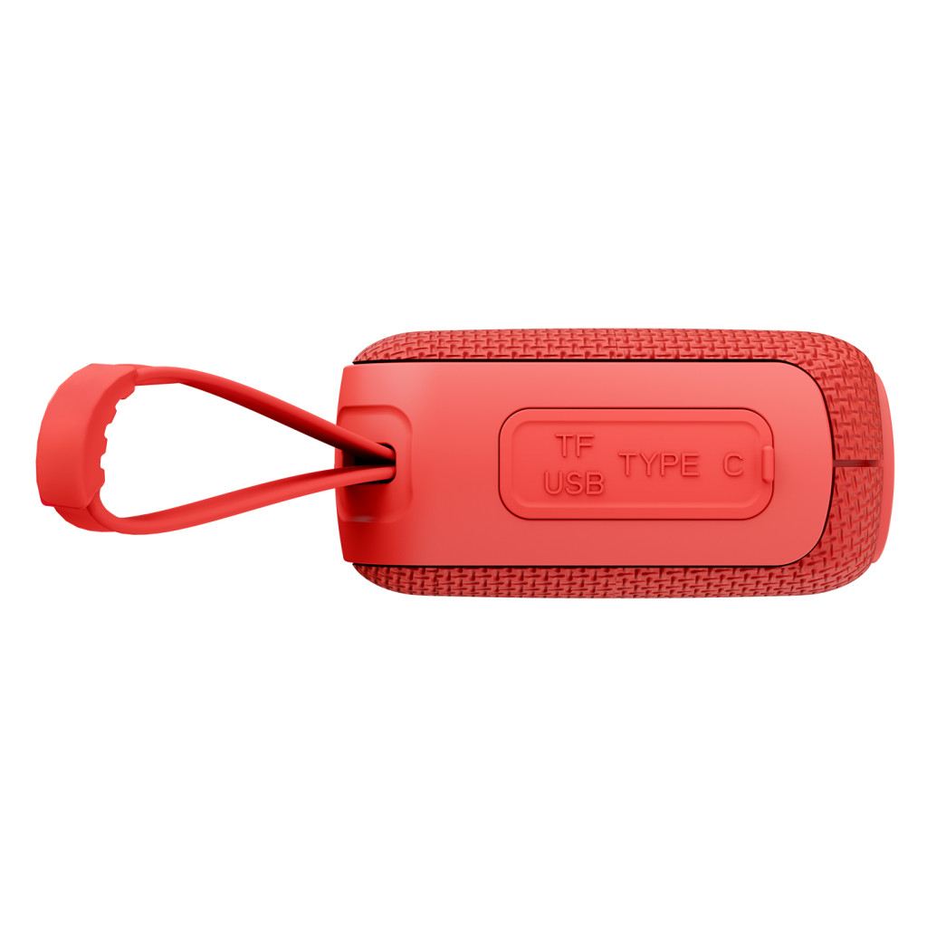 Asonic AS-03 Kırmızı USB-TF-TWS-Bluetooth Destekli 5W 1200mAh Type-C Speaker – logo baskılı promosyon ürünü, görsel 4