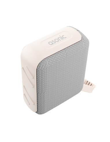 Asonic AS-03 Bej USB-TF-TWS-Bluetooth Destekli 5W 1200mAh Type-C Speaker