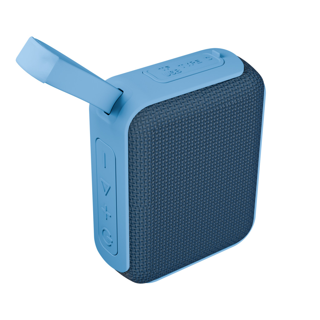 Asonic AS-03 Mavi USB-TF-TWS-Bluetooth Destekli 5W 1200mAh Type-C Speaker – logo baskılı promosyon ürünü, görsel 2